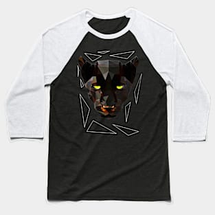 Geometric panther Baseball T-Shirt